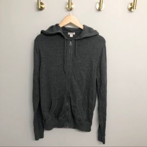MERONA | Mens Gray Hooded Sweater M